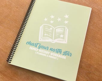 Family History Planning Workbook - Genealogist Gift - Genealogy Book Planner - Legacy Project Worksheets
