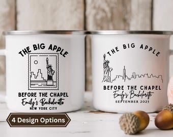 New York City Bachelorette Mug, NYC Bachelorette Gifts, Bridesmaid Camp Mug, NYC Bach Mug, Bachelorette Party Gift