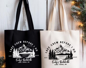 Lake Themed Bach Bags, Lake Bachelorette Gifts, Boat Bachelorette Party Bags, Cruise Bachelorette Bags, Cute Bachelorette Gift Bag