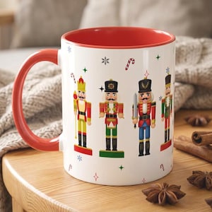 Christmas Nutcracker Mug, 15 Ounce Christmas Mug, Accent Mug Christmas, Nutcracker Is My Favorite Season, Cozy Season Mug, Nutcracker Gifts