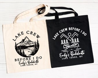 Lake Themed Bach Bags, Lake Bachelorette Gifts, Boat Bachelorette Party Bags, Cruise Bachelorette Bags, Cute Bachelorette Gift Bag