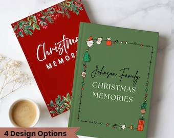 Christmas Memories Journal, Family Memory Book, Sentimental Family Christmas Gift, Holiday Journal, Christmas Keepsake