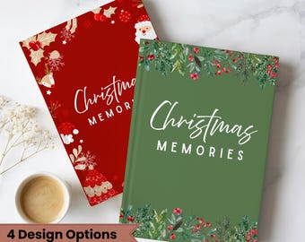 Christmas Memories Journal, Family Memory Book, Sentimental Family Christmas Gift, Holiday Journal, Christmas Keepsake