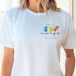 Spicy Margarita Shirt, Cinco de Mayo T, 5 de Mayo Outfit, Spicy Marg Tshirt, Fiesta Theme Shirt, Spicy Marg Social Club, Tequila T Shirt