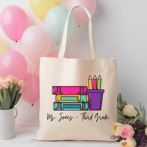 Sac fourre-tout personnalisé pour professeur, sac fourre-tout pour professeur personnalisé, cadeau de rentrée scolaire pour professeur, idée cadeau de fin d'année pour professeur, professeur surdoué