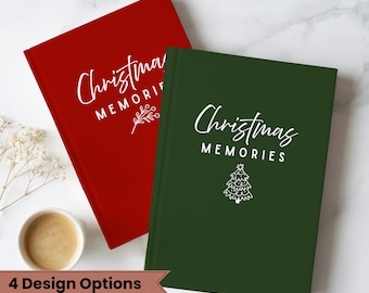 Christmas Memories Journal, Family Memory Book, Sentimental Family Christmas Gift, Holiday Journal, Christmas Keepsake