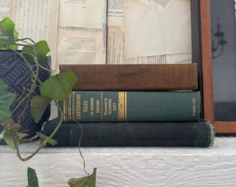 Antike illustrierte Buchsammlung: Chaucer, Burroughs, Moore (1884-1934)