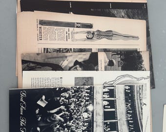 Authentische LIFE-Magazin-Ephemera aus den 1930er-Jahren – handverlesen, keine Nachdrucke. | Gemischtes Konvolut, 1937–1939