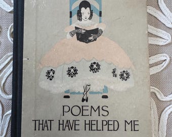 1916 Volland Poems That Have Helped Me Damask Binding Poetry Gift Book