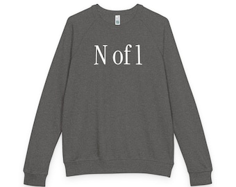 N 1 Rundhals | Minimalistisches Typografie Sweatshirt