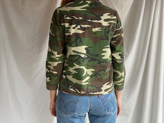 Vintage Camo Jacket / Pocketed Hunting Jacket / S… - image 2