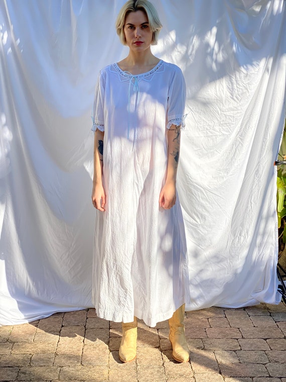 Vintage Summer Dress / Gorgeous Antique Nightgown… - image 3