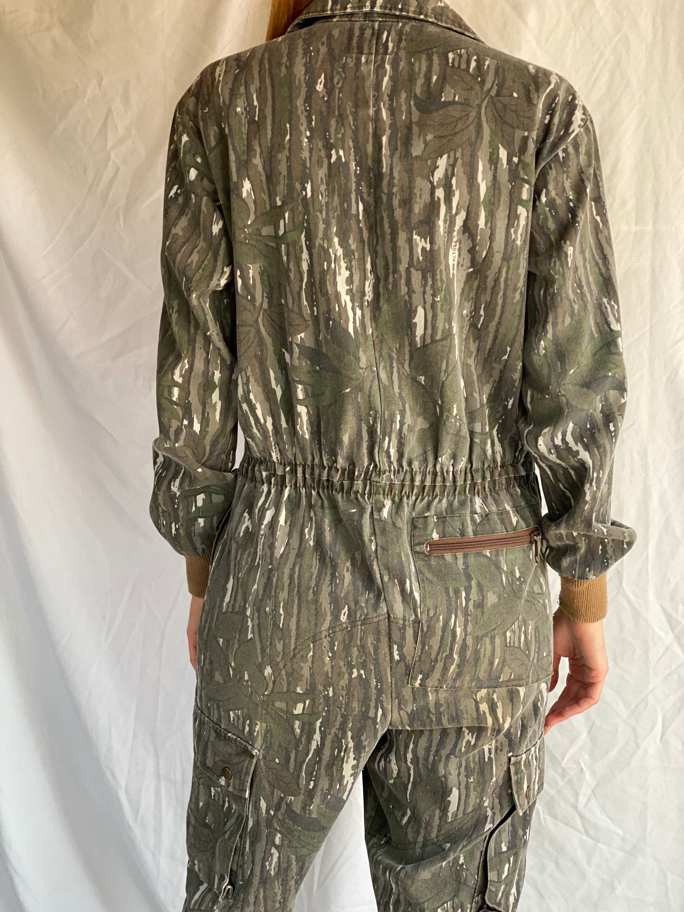 Vintage Camouflage Jumpsuit / Hunting Camo / Hype Jumpsuit / Etsy