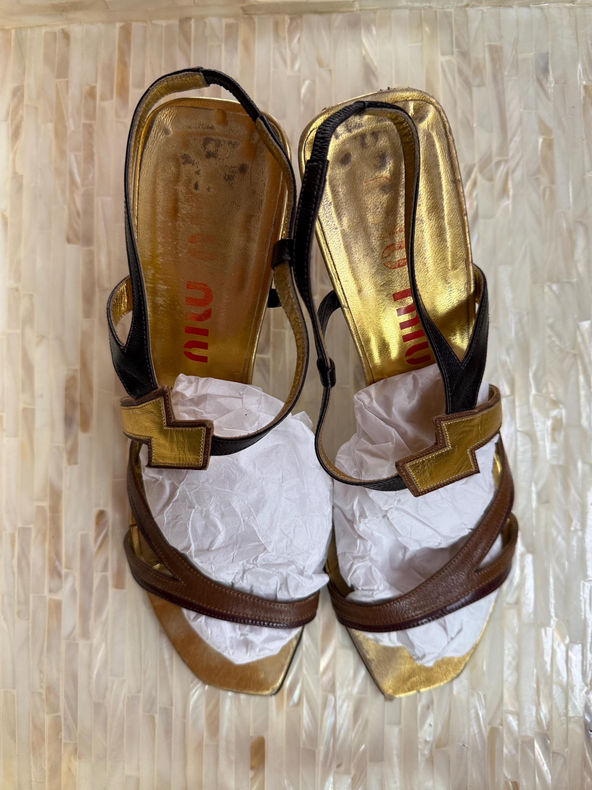 Ss 2000 Miu Miu Lightning Bolt Shoes / Documented Runway