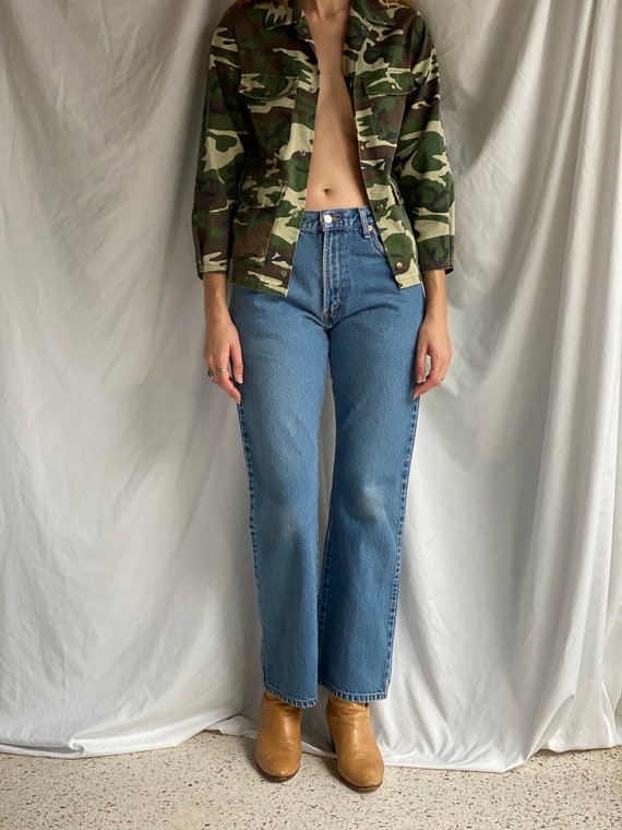 Vintage Camo Jacket / Pocketed Hunting Jacket / S… - image 6