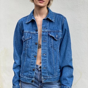 Vintage Levi&#39;s Denim Jacket / Red Tab Levi&#39;s Jean Jacket / Trucker Jacket / Vintage Jean Jacket / Gender Neutral / Unisex / 1980&#39;s Jacket