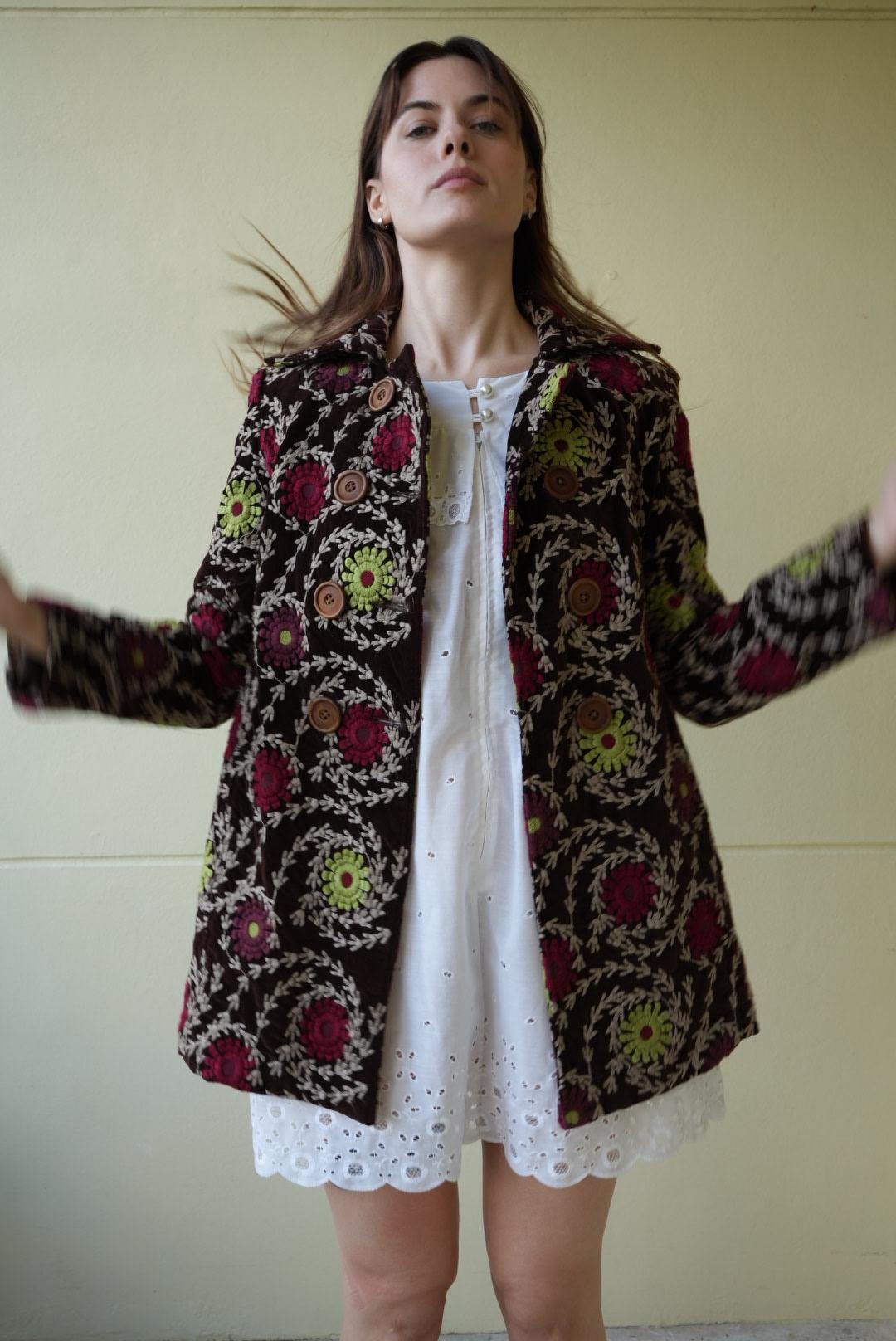 Y2k Velvet Jacket - Etsy