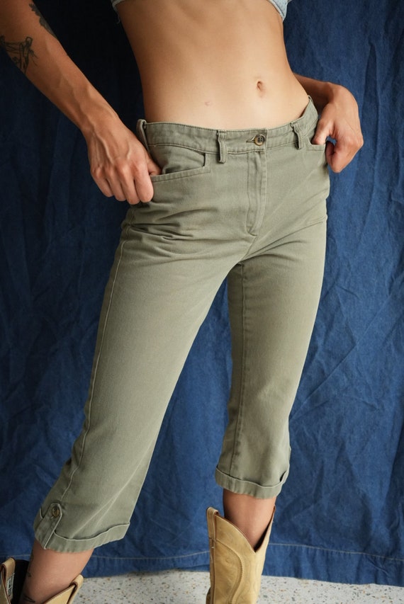 y2k Vintage Dolce and Gabbana Denim Carpri Pants … - image 3