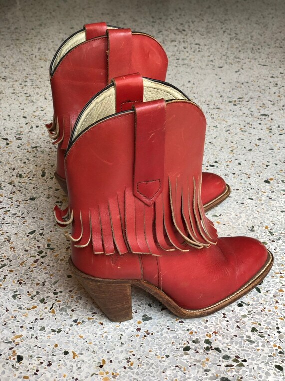 6 M Cowboy Boots / 1970's Frye Cowboy Boots / Fri… - image 5