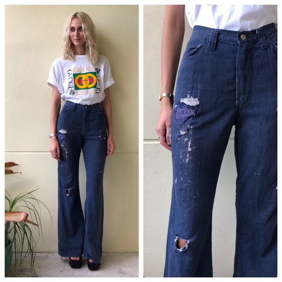 31x36 Wrangler Denim / 1960's Vintage Wrangler Jea