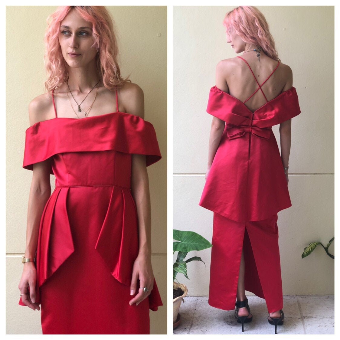 1970s Party Dress / Date Night off the 