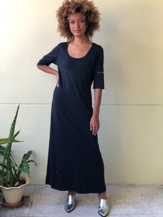 Vintage Oscar de la Renta Dress / Eighties Jersey