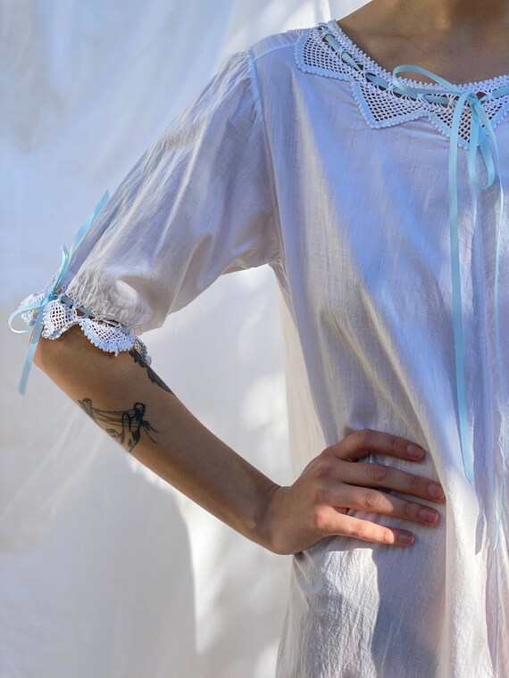 Vintage Summer Dress / Gorgeous Antique Nightgown… - image 2