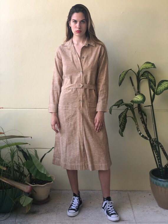 Deadstock Antique Dress / Chore Dress / 1920's Cot