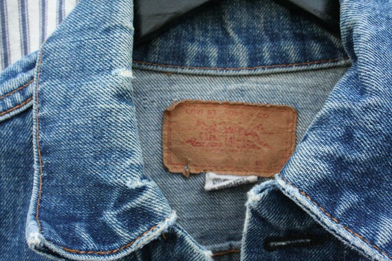 1970's Levi's Denim Jacket / Levi's Type III Deni… - image 3