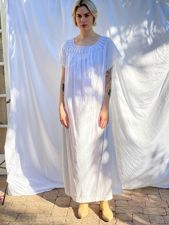 Gorgeous Antique Nightgown / Vintage Summer Dress… - image 6