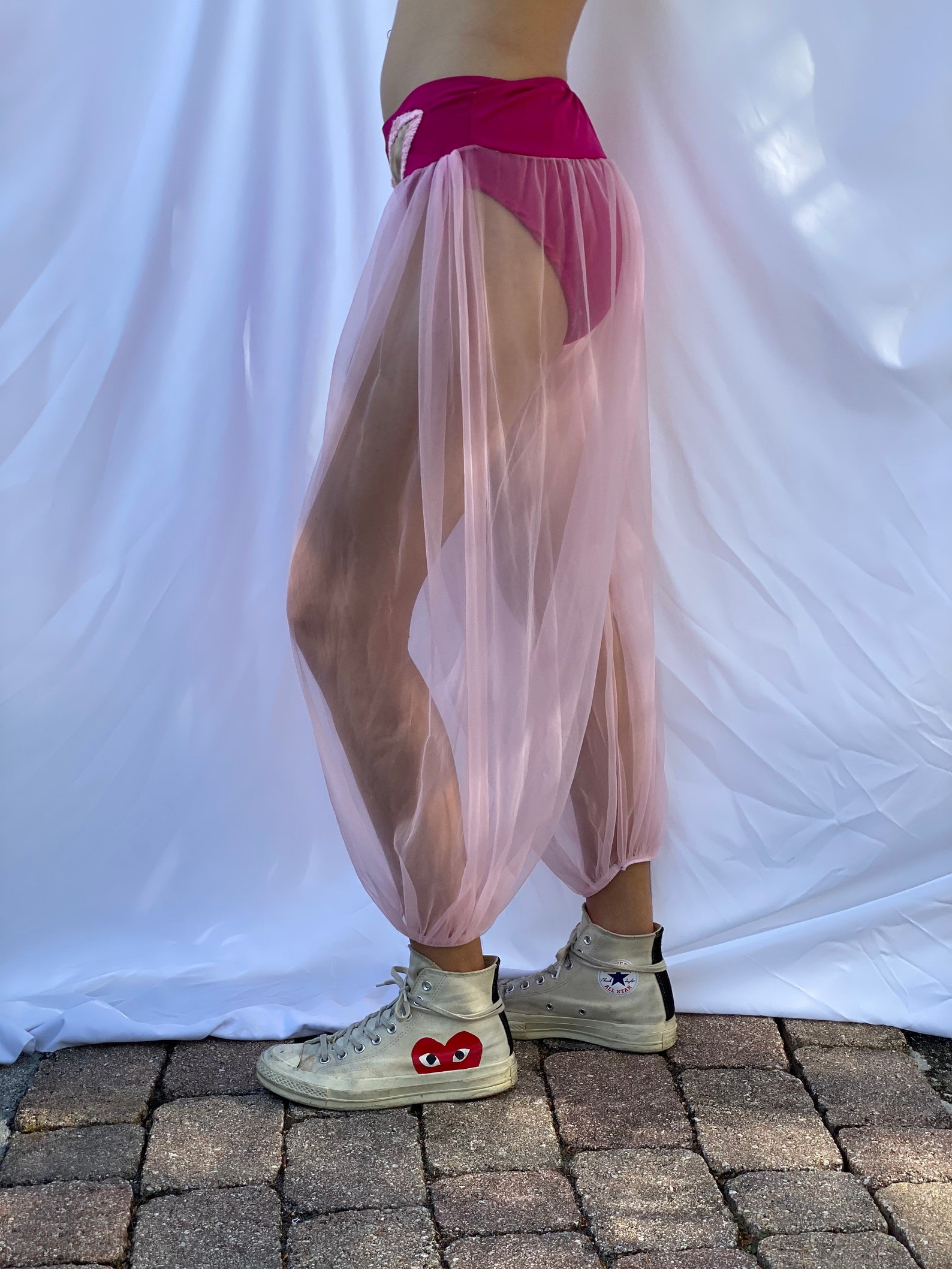 pink genie pants
