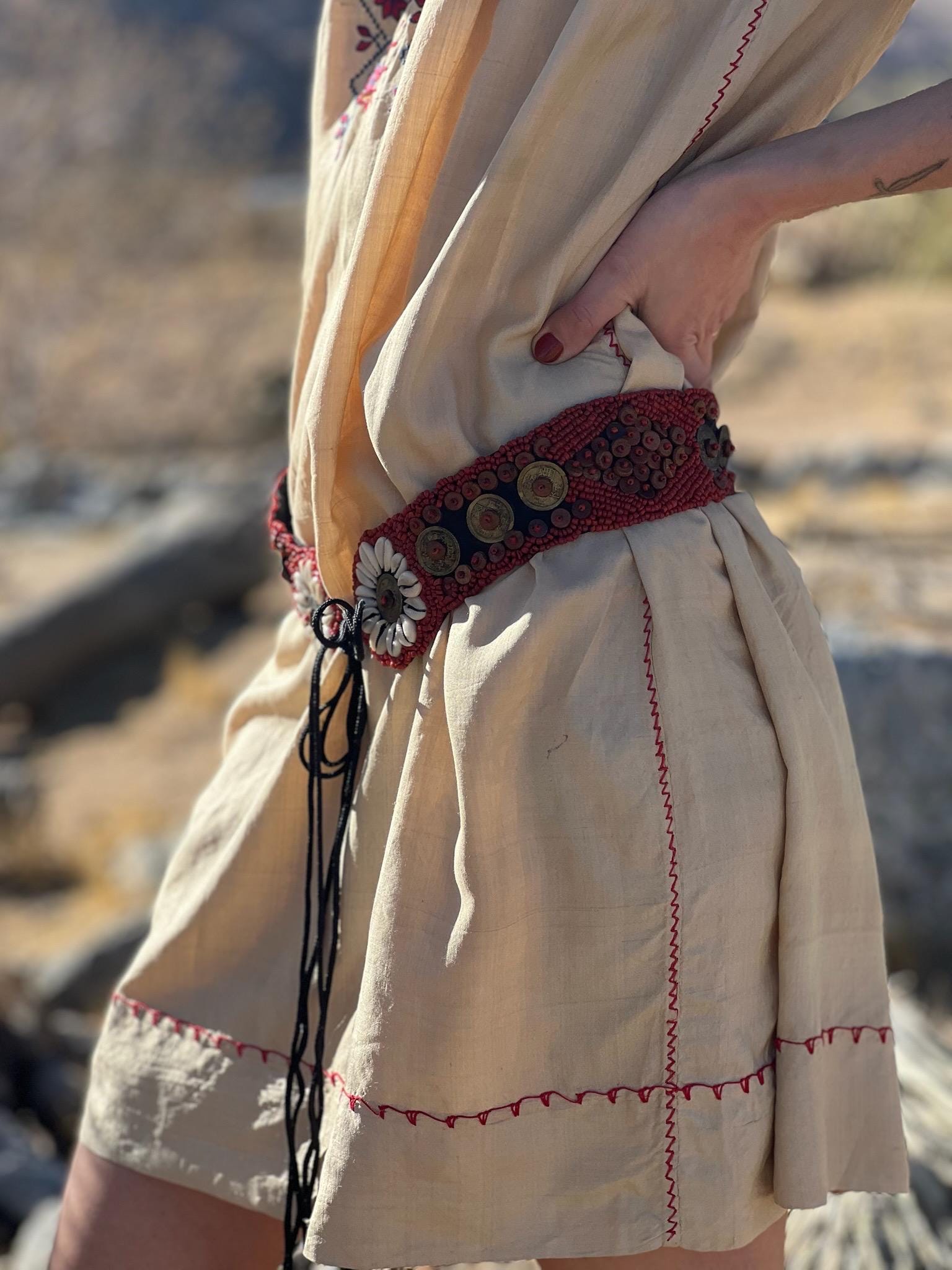 Y2k Hippie Belt / 26-36