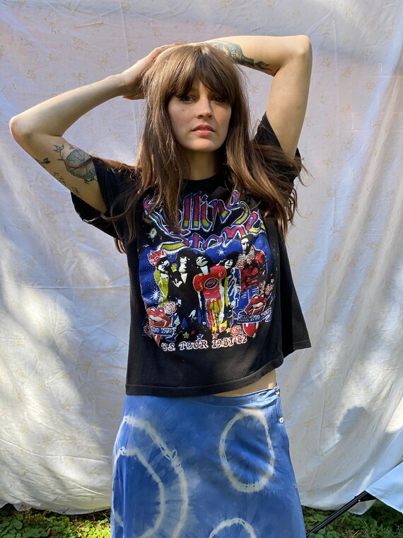 1981-82 Rolling Stones Tshirt / RARE US Tour Conce
