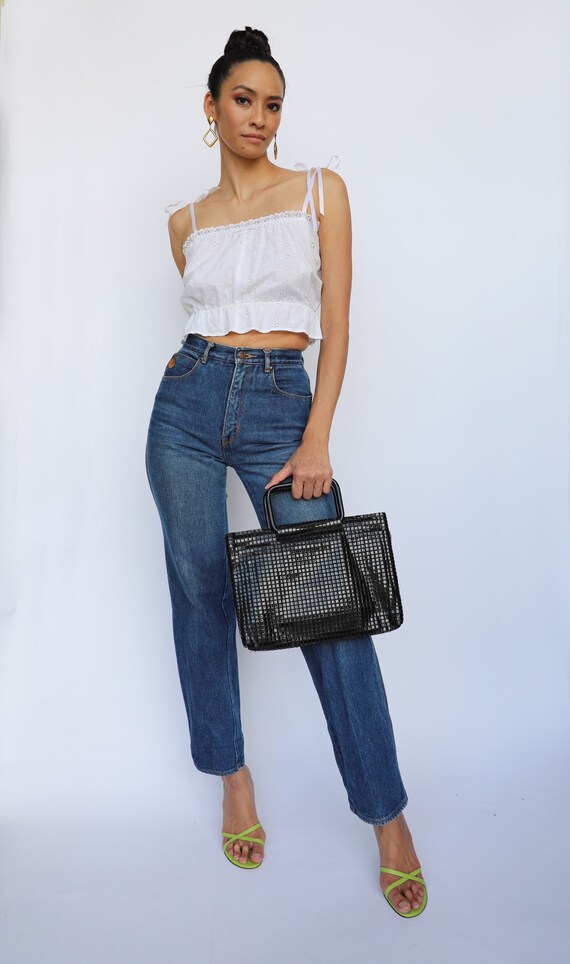Vintage Bohemian Crop Top / Victorian Cotton Blous