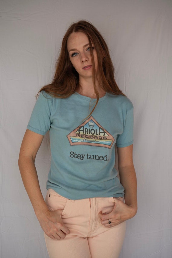 Vintage Ariola Records Tshirt / Super soft T Shirt