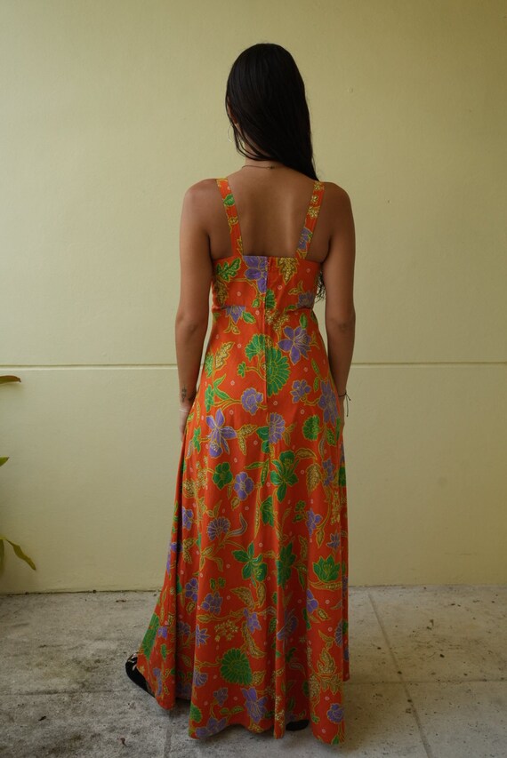 slim fit dress slacks HAUTE HIPPIE Size L Forest Green & Gold Silk Beaded Sleeveless Dress main image 0