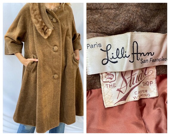 lilli ann swing coat