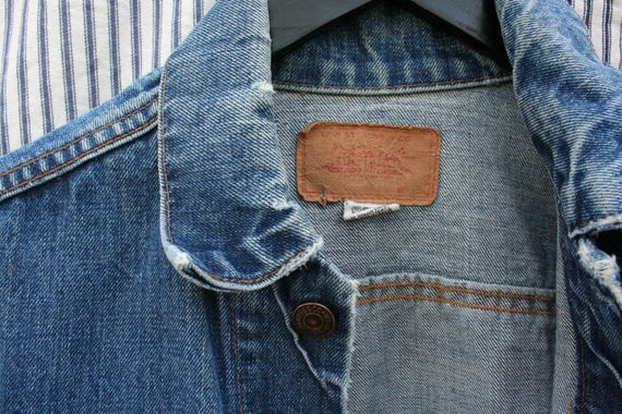 1970's Levi's Denim Jacket / Levi's Type III Deni… - image 4