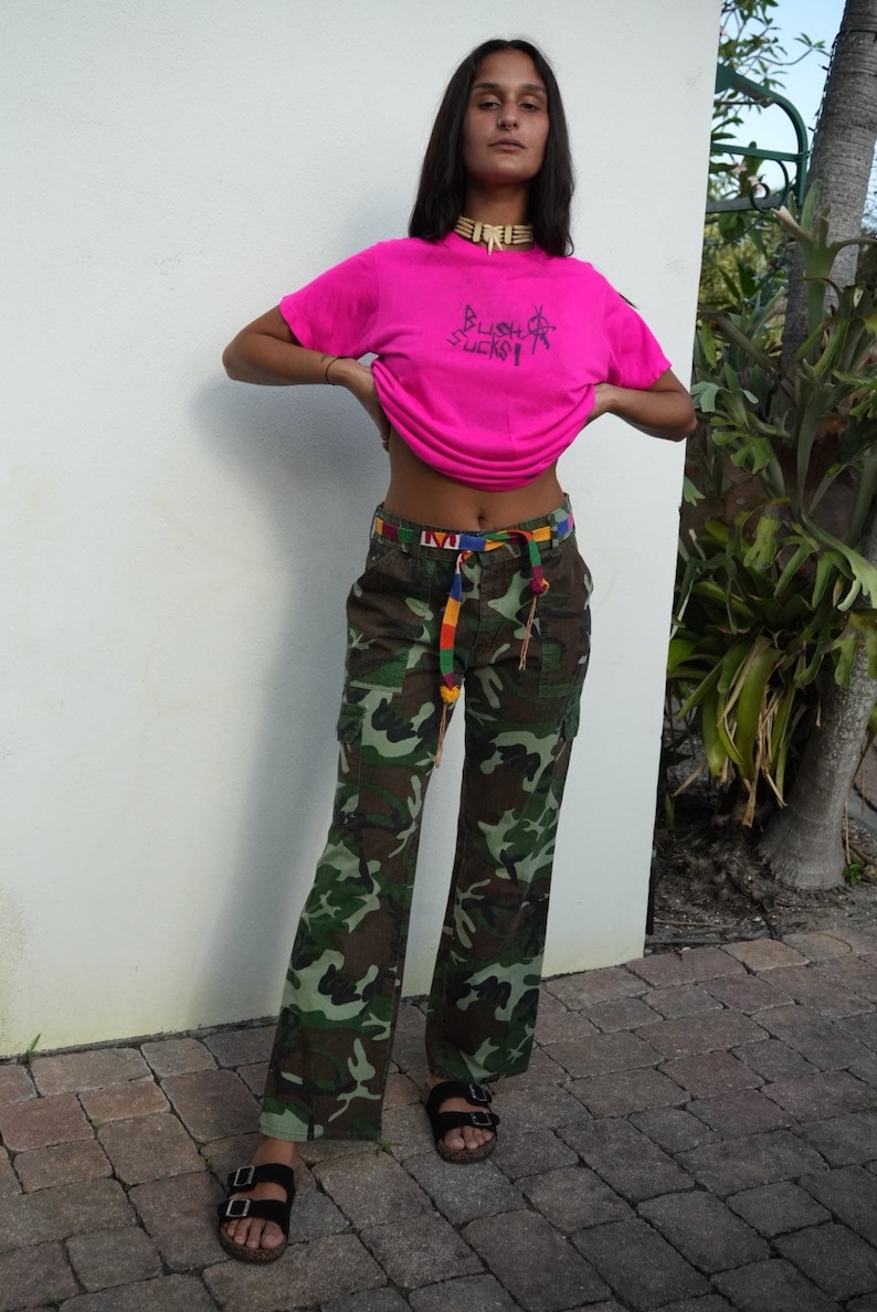 army green slacks