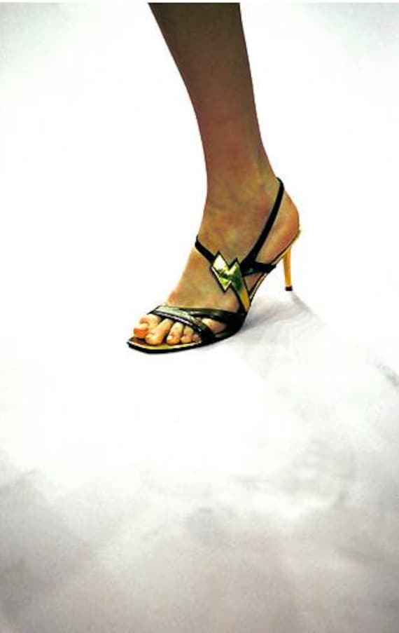 Miu Miu Y2K ライトニングボルト ストラップ ヒール サンダル 35 Miu Miu Y2K ライトニングボルト ストラップ ヒール サンダル 35