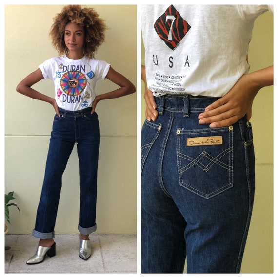 oscar de la renta jeans