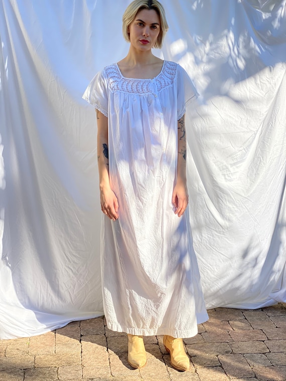 Gorgeous Antique Nightgown / Vintage Summer Dress… - image 7