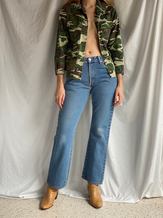 Vintage Camo Jacket / Pocketed Hunting Jacket / S… - image 7