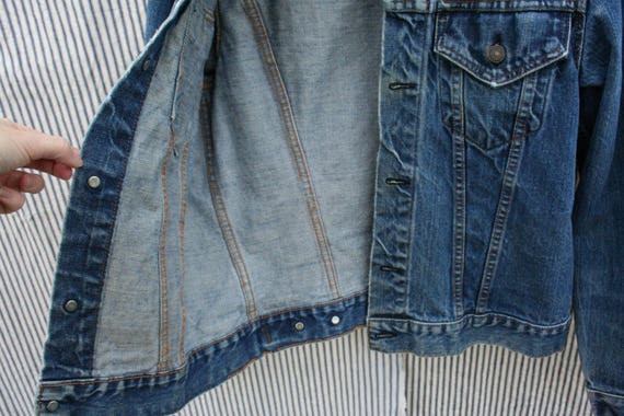 1970's Levi's Denim Jacket / Levi's Type III Deni… - image 5