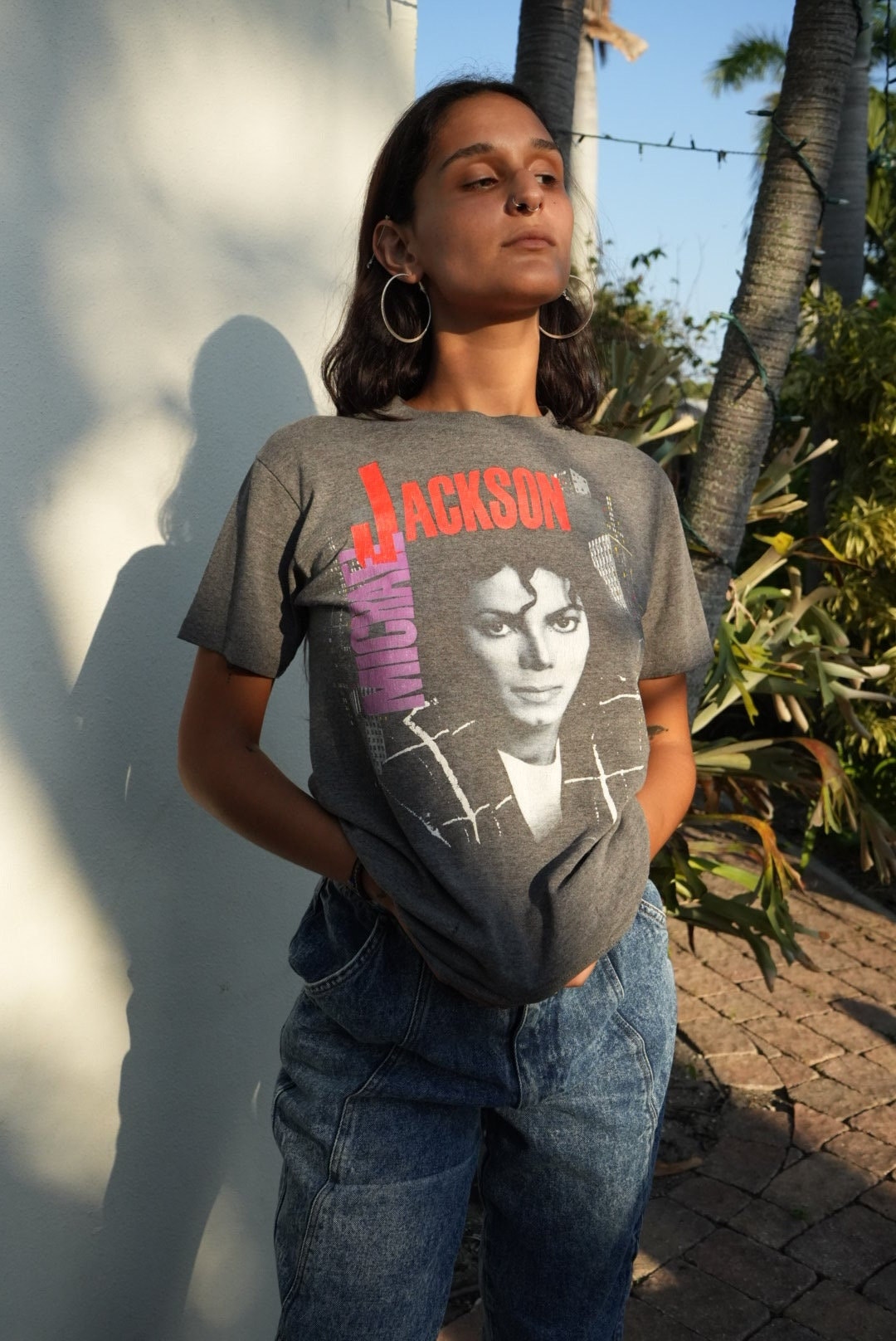 80s Concert T-shirt / 1988 Bad Tour Michael Jackson Rock