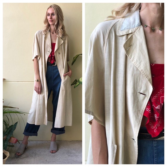 cotton duster jacket