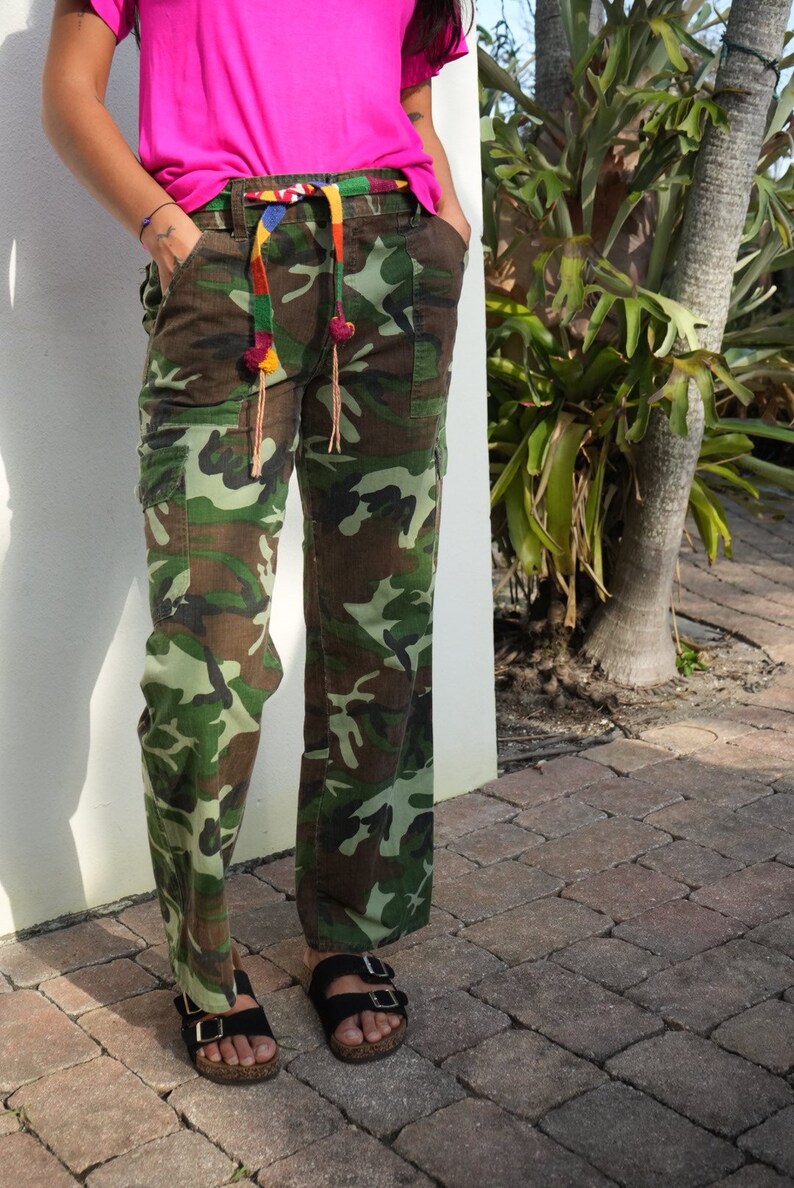 army green slacks