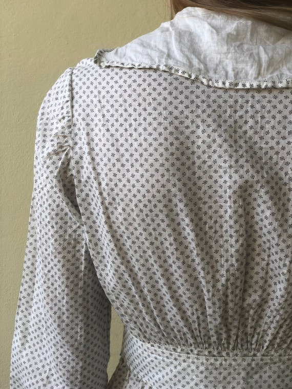Antique Cotton Dress / 1910's Cotton Workwear Dre… - image 7