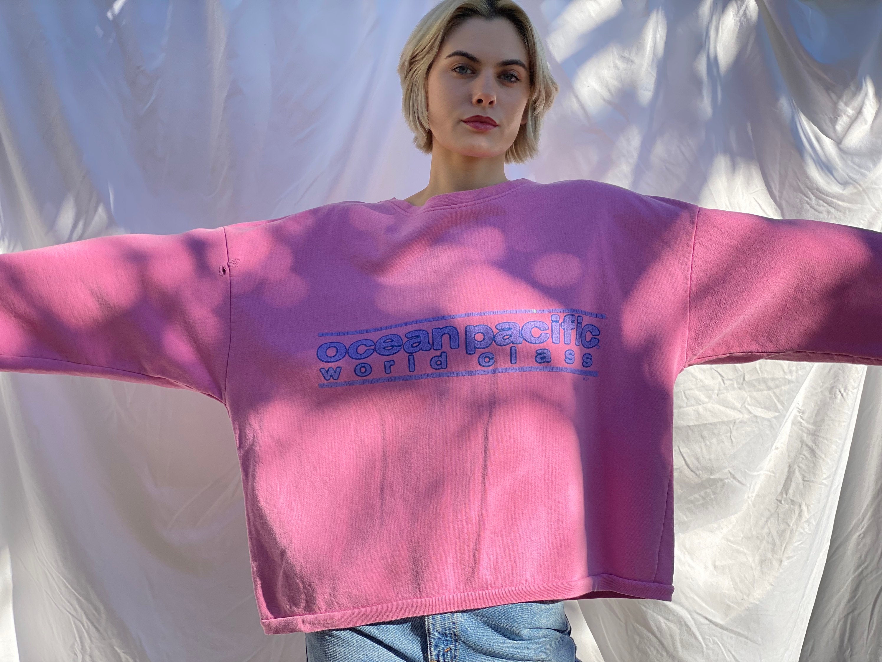 Vintage Ocean Pacific Sweatshirt / Oversized Gender Neutral