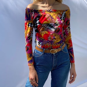 90s Body Suit / Snap Crotch Body Suit / Cotton Stretchy Onesie / Nineties Basic Bitch Wear